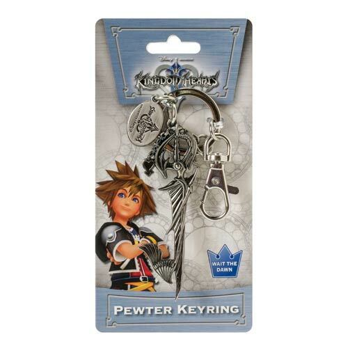 Disney NEW * Way to the Dawn Key Chain * Kingdom Hearts Pewter Metal Keychain