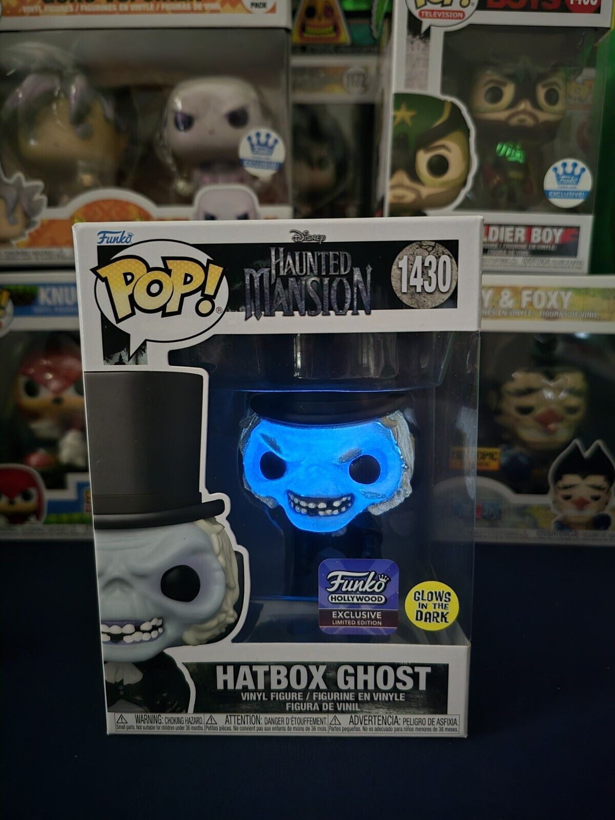 Hatbox Ghost Funko #1430 Glow In The Dark 