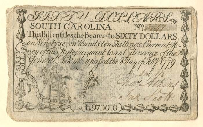 Colonial Currency - FR SC-155 - Feb. 8, 1779 - Paper Money - Paper Money - US - 
