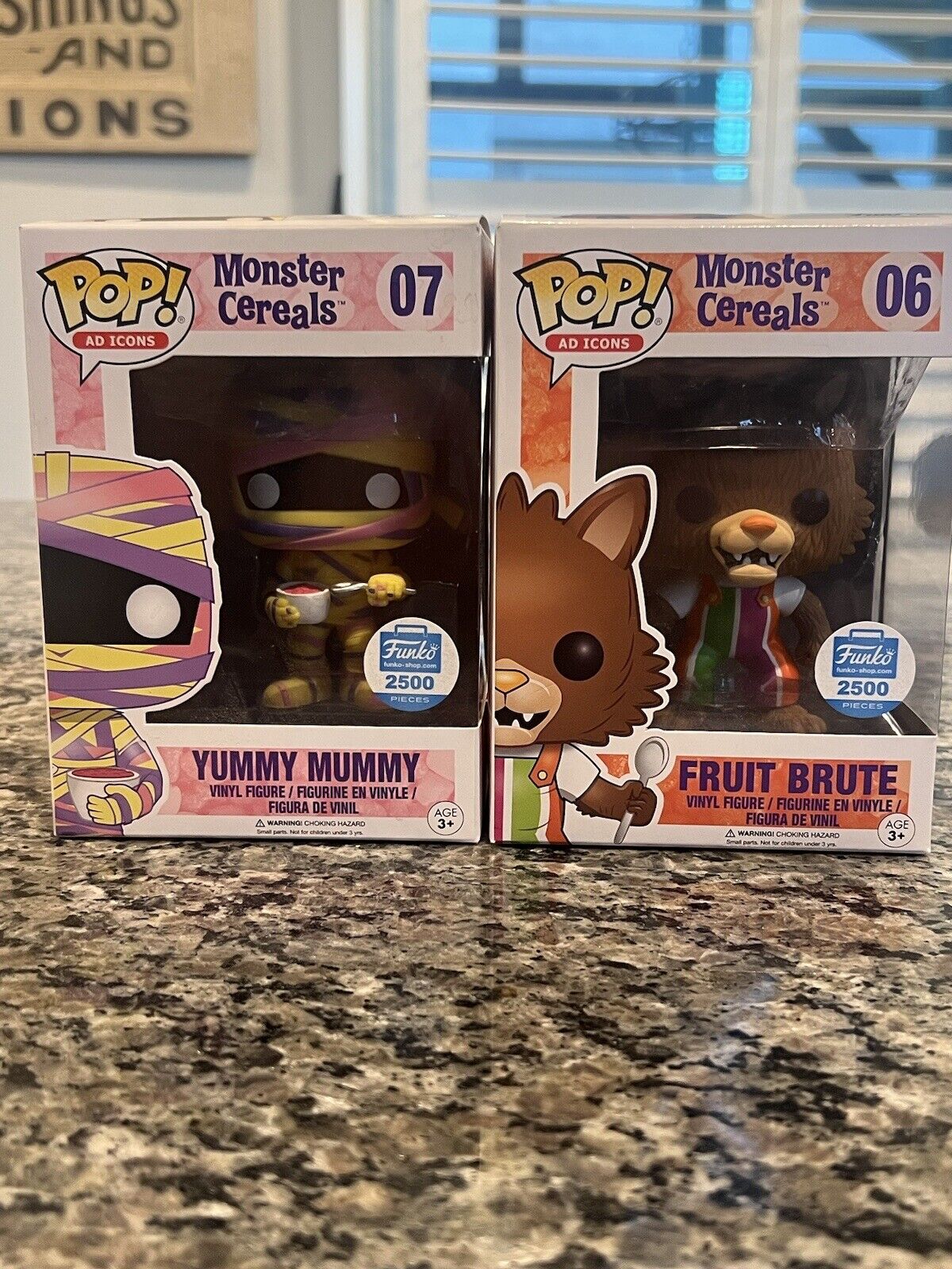 Funko Pop Monster Cereals Yummy Mummy & Fruit Brute Shop Exclusive LE 2500