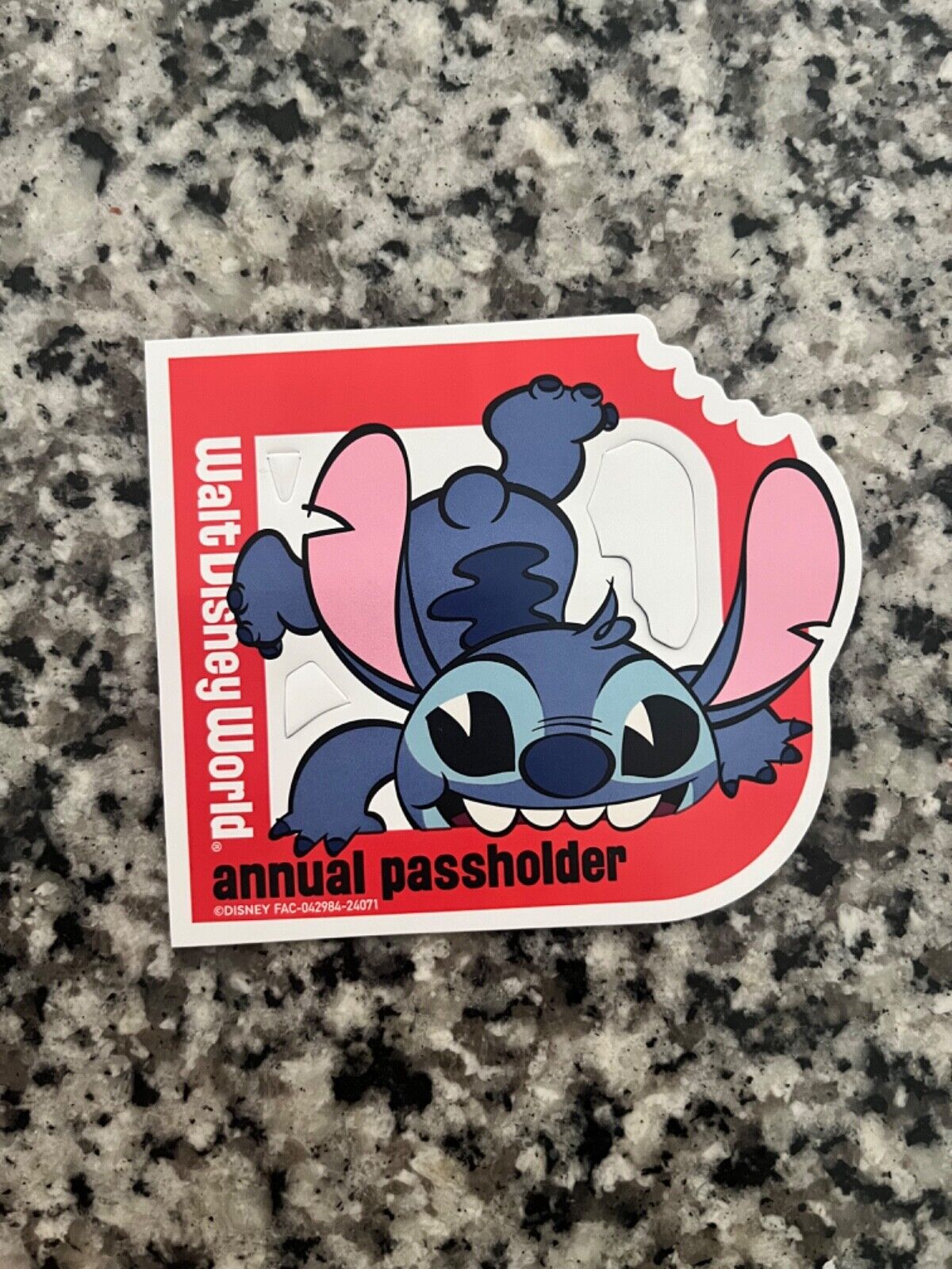 Authentic 2024 Disney Stitch Magnet Annual Passholder Disney Parks