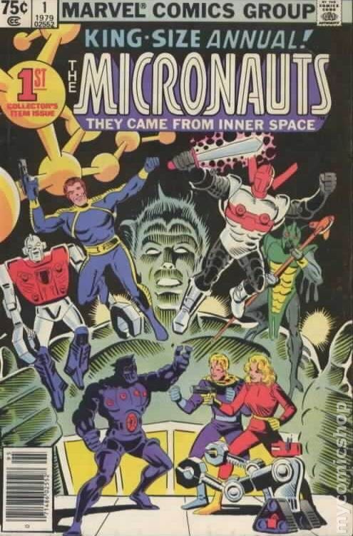 Micronauts Annual #1 FN- 5.5 1979 Stock Image Low Grade