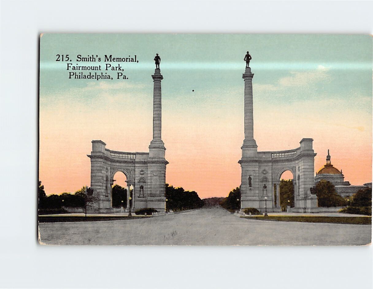 Postcard Smith\'s Memorial Fairmount Park Philadelphia Pennsylvania USA