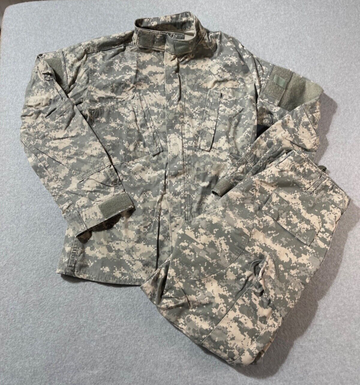 Military Set Coat Pants Mens Uniform Medium Regular Camouflage USA Army