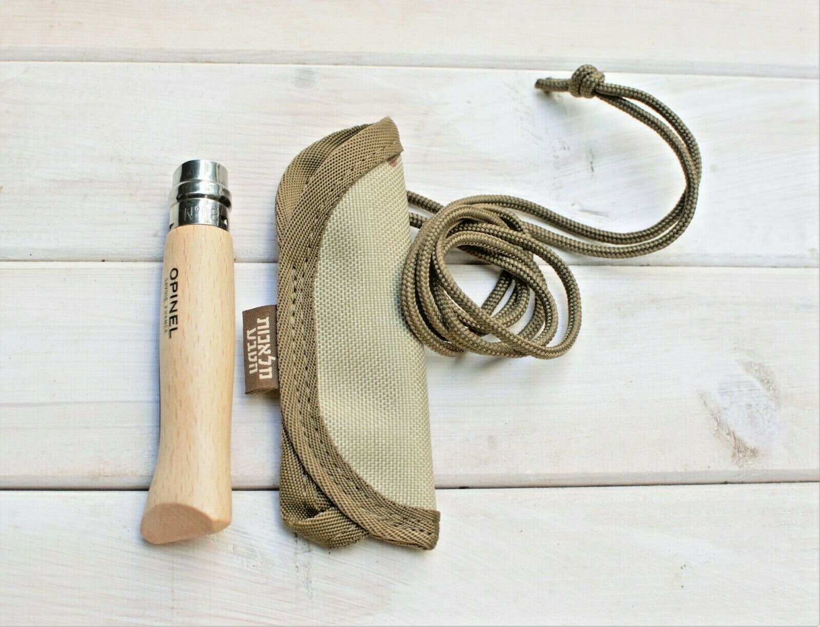 Opinel N°08 Stainless Steel With Hand-made Sheath