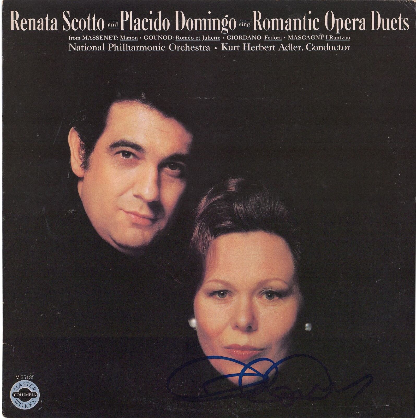 Placido Domingo Album Fanatics Authentic COA