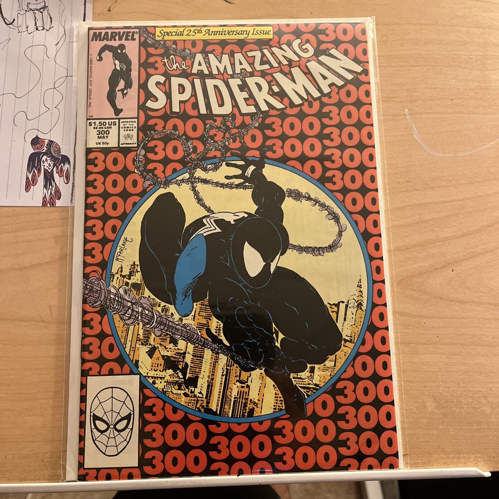 Amazing Spider-Man #300 ONLY - 1988 Origin & 1st Full App Venom - Fine+ 6.5