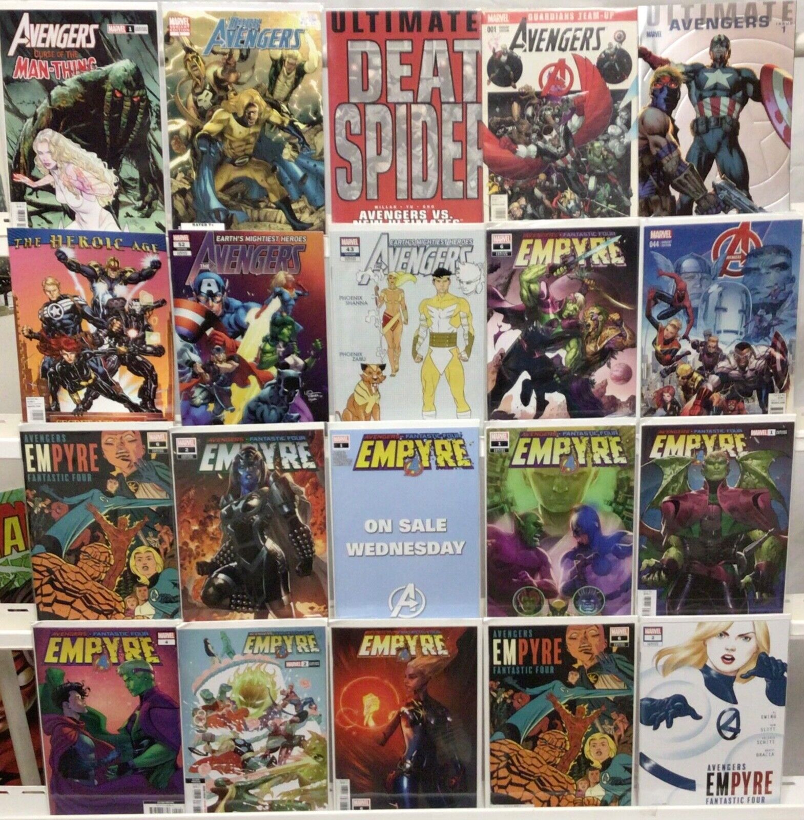 Marvel Comics Avengers Variants Comic Book Lot of 20 Issues