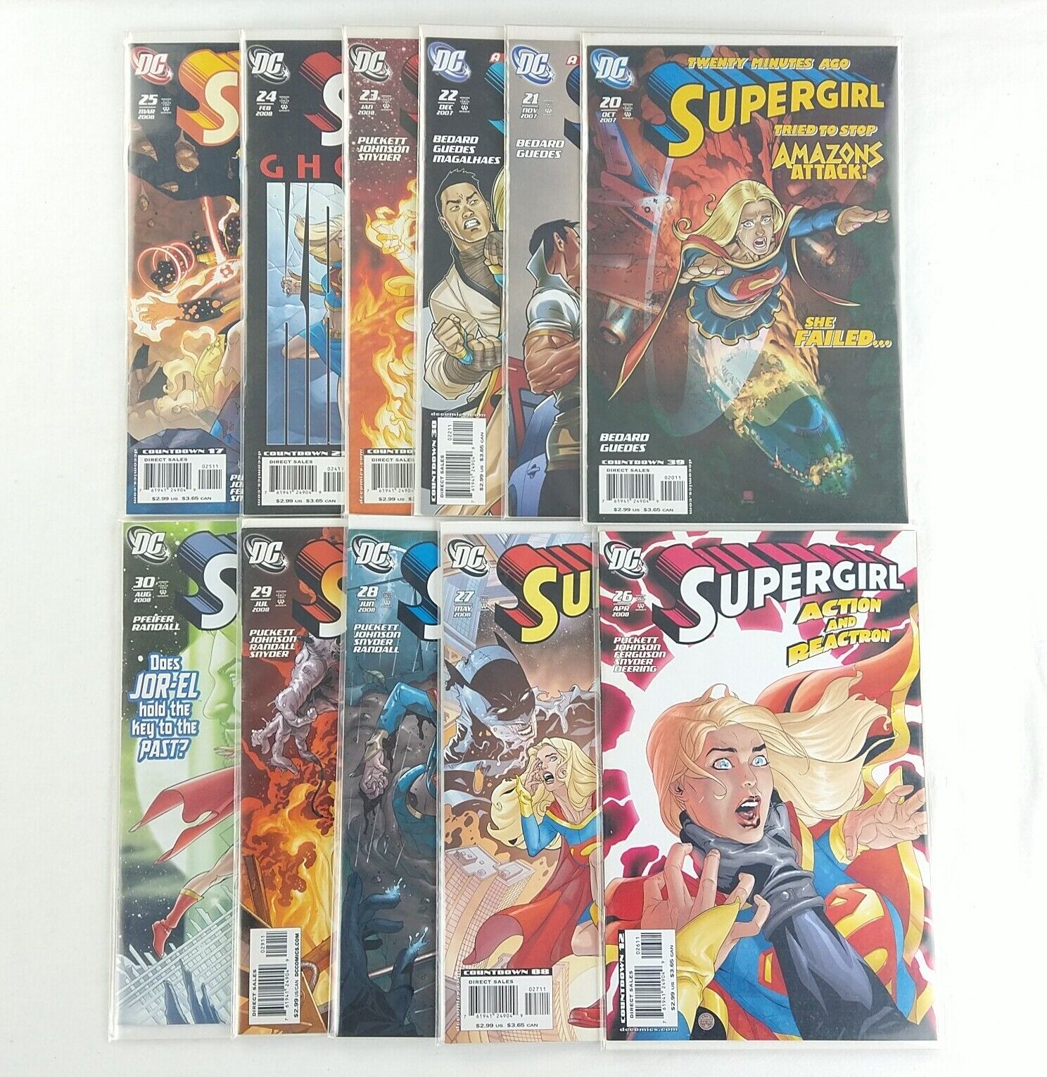 Supergirl #20-30 Lot VF 20 21 22 23 24 25 26 27 28 29 30 (2007 DC Comics)