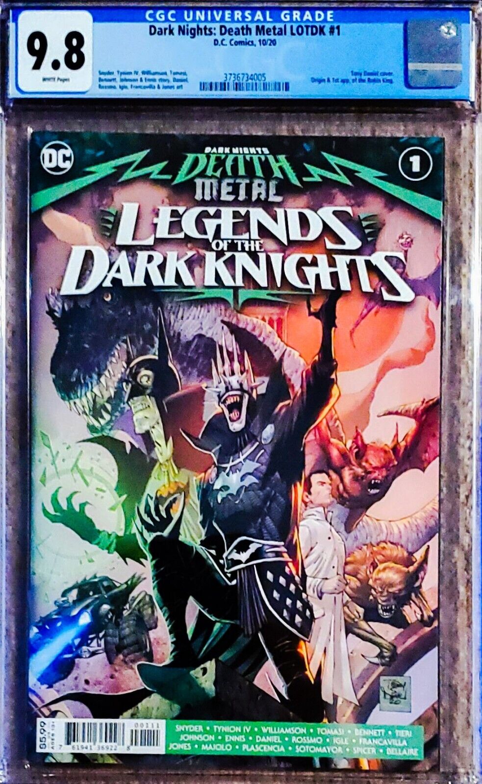 Dark Nights: Death Metal Legends of the Dark Knights #1 1st Robin King CGC 9.8 
