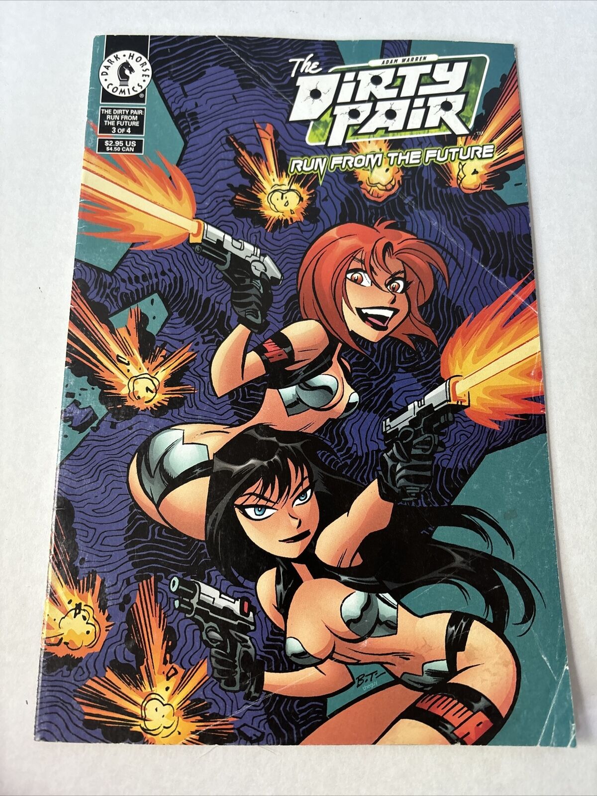 The Dirty Pair: Run from the Future #3 Bruce Timm Variant Cover Dark Horse