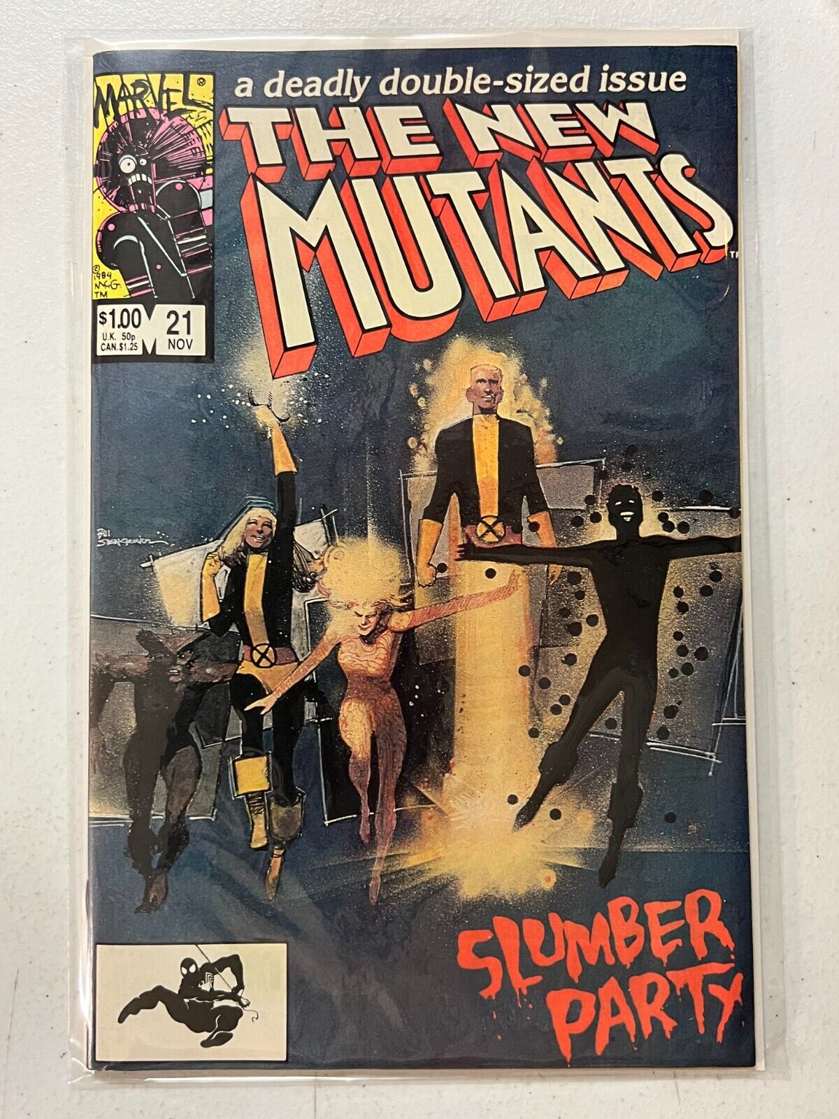 Marvel The New Mutants Slumber Party #21 1984 Double Sized Issue Comic  | Combin