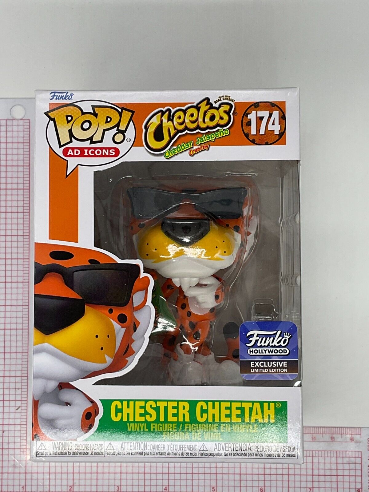 Funko POP Chester Cheetah #174 Hollywood Exclusive Vinyl Figure A03