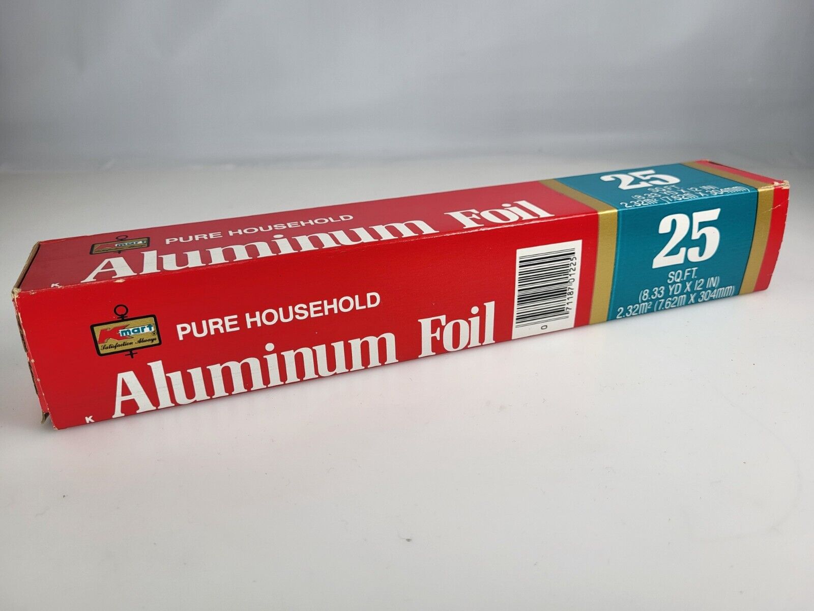 Vintage Kmart Aluminum Foil Unused/Never Opened Full Kitchen Display