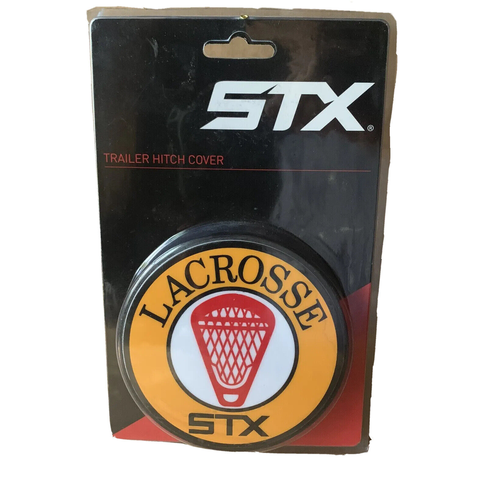 STX LACROSSE PLAYER SPORTING GOODS TRAILER HITCH PLUG COVER, NEW 