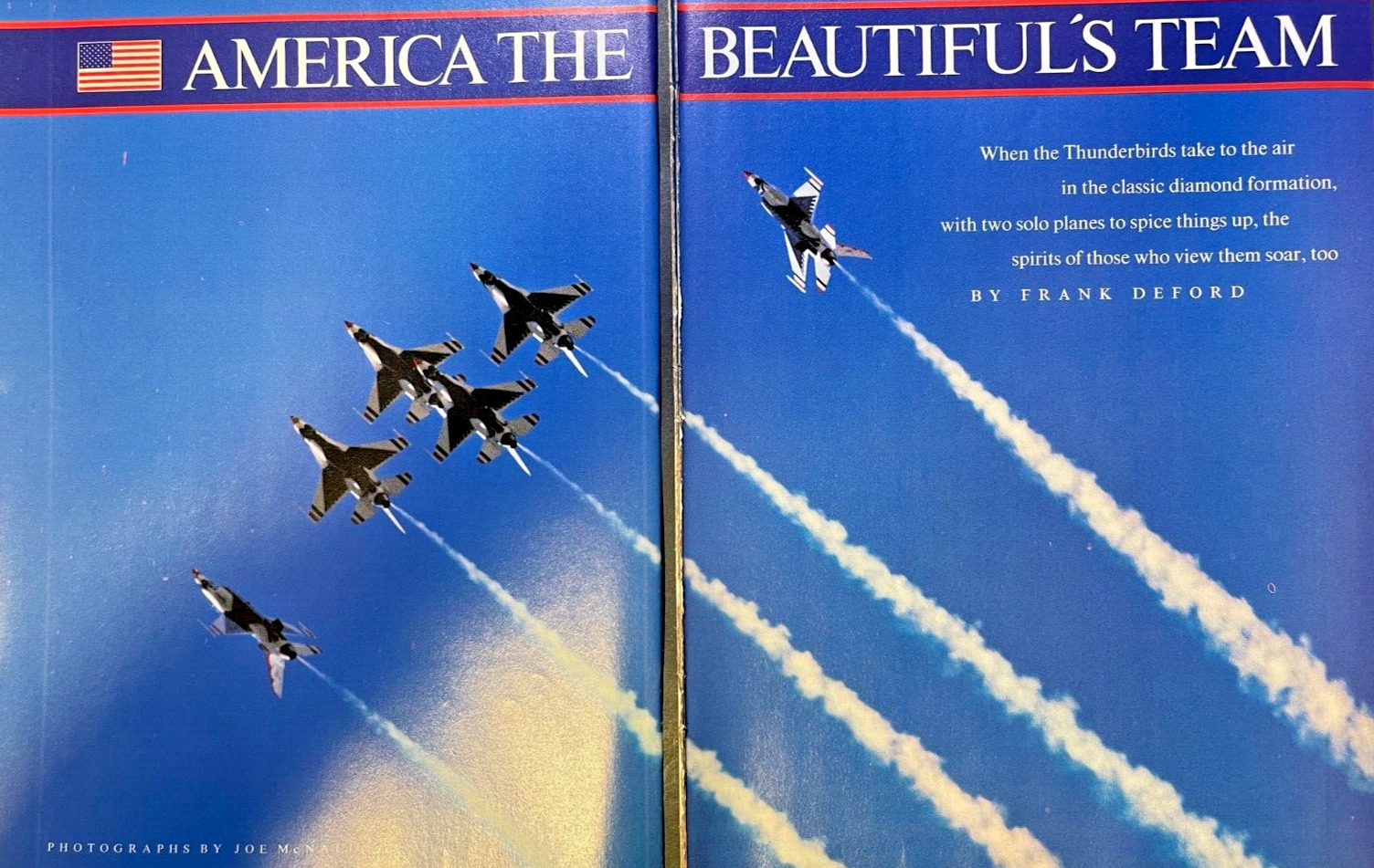 1987 United States Air Force Thunderbirds illustrated