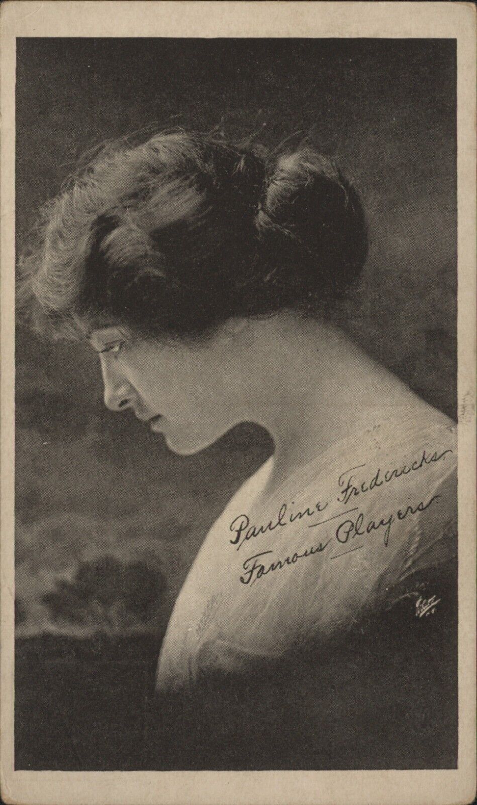 1919 Postcard Famous Players Pauline Fredericks Silent Film Star Actress Madam X