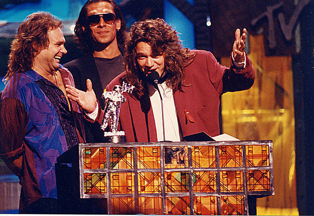 Sammy Hagar Michael Anthony Alex Van Halen and Eddie Van H - 1992 Old Photo 1