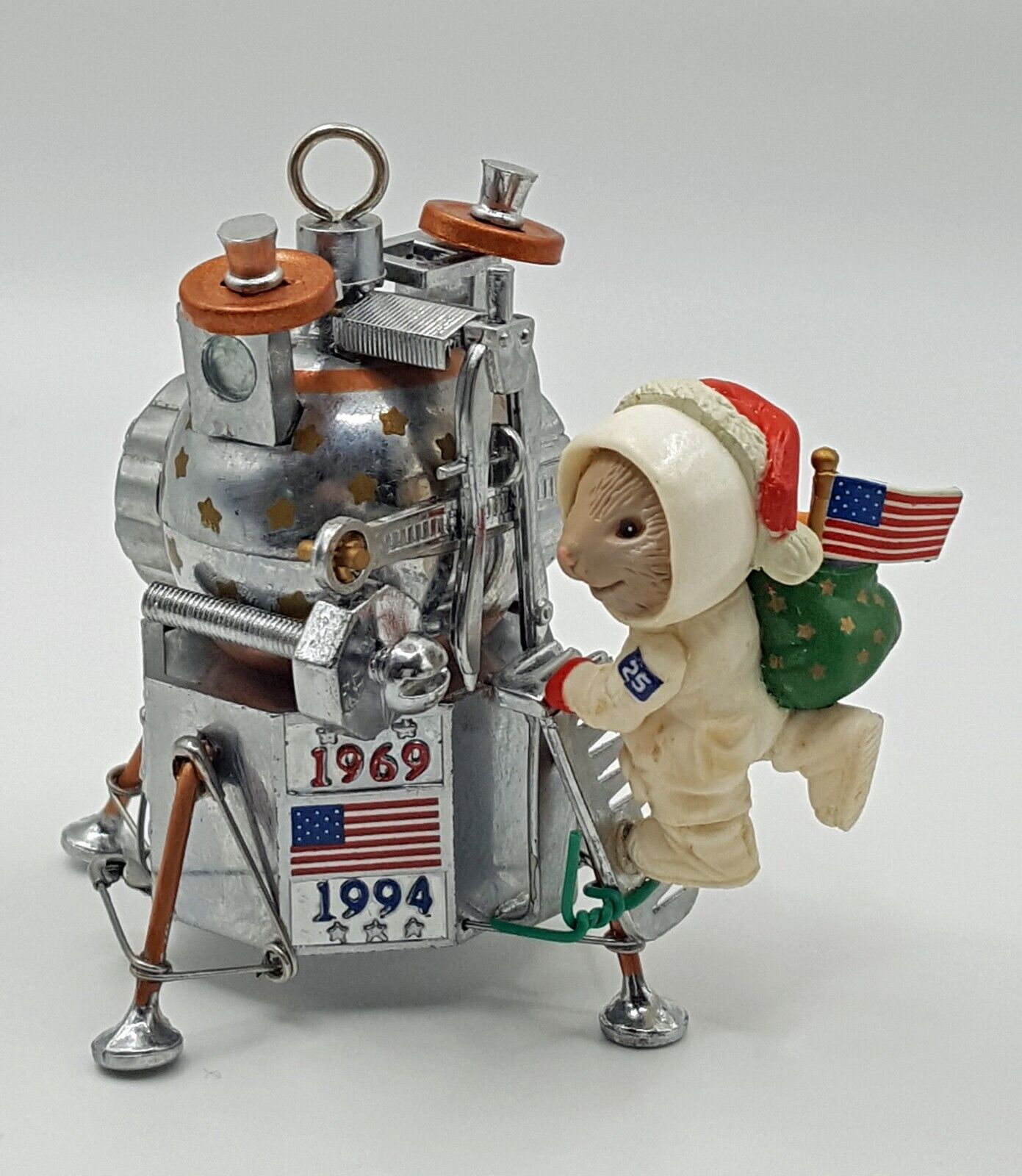 Vintage~~1994 NASA 25th Anniversary of Lunar Landing Christmas Ornament~~ New