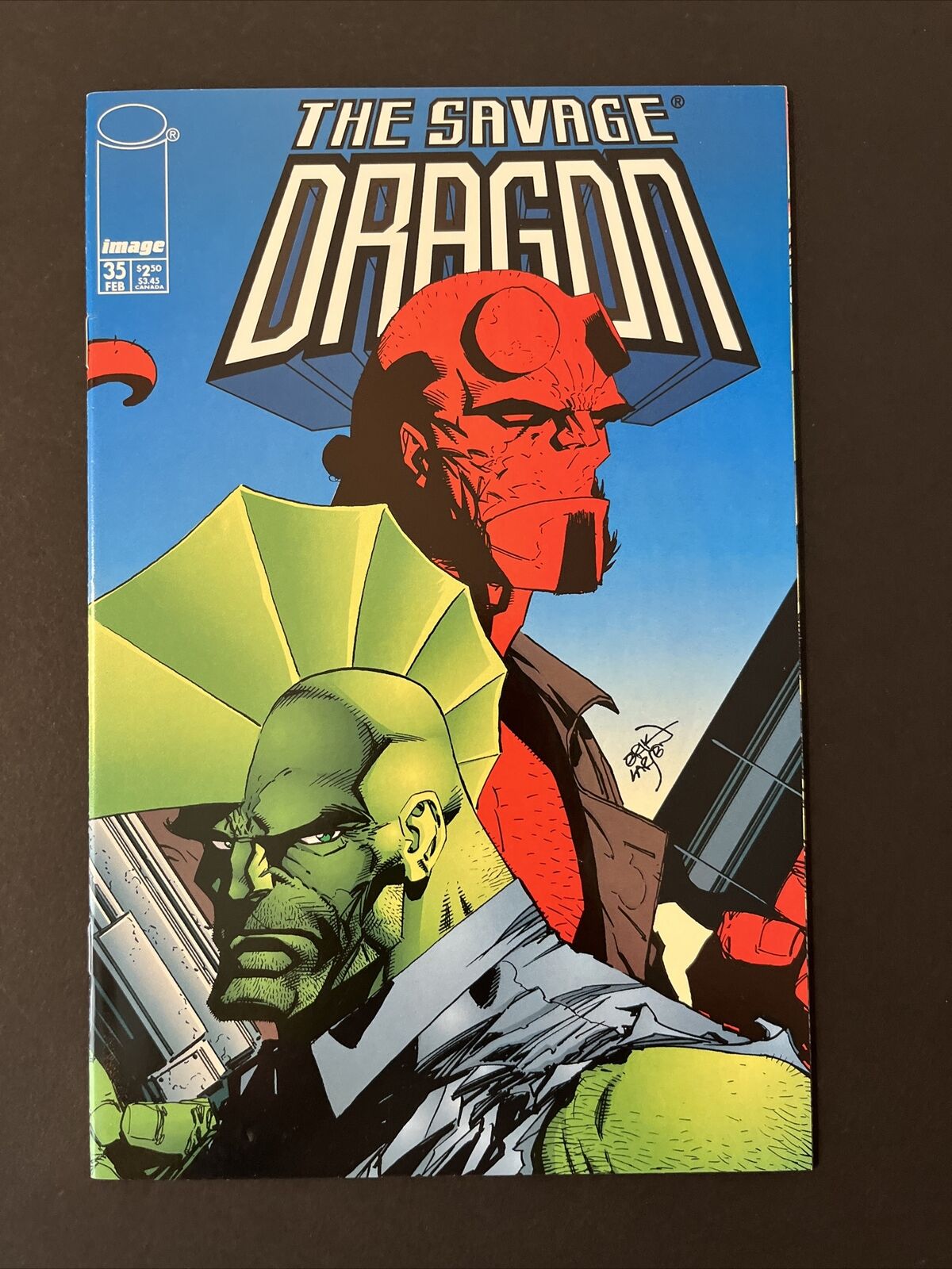 The Savage Dragon #35 (1997) Erik Larsen Hellboy VFNM