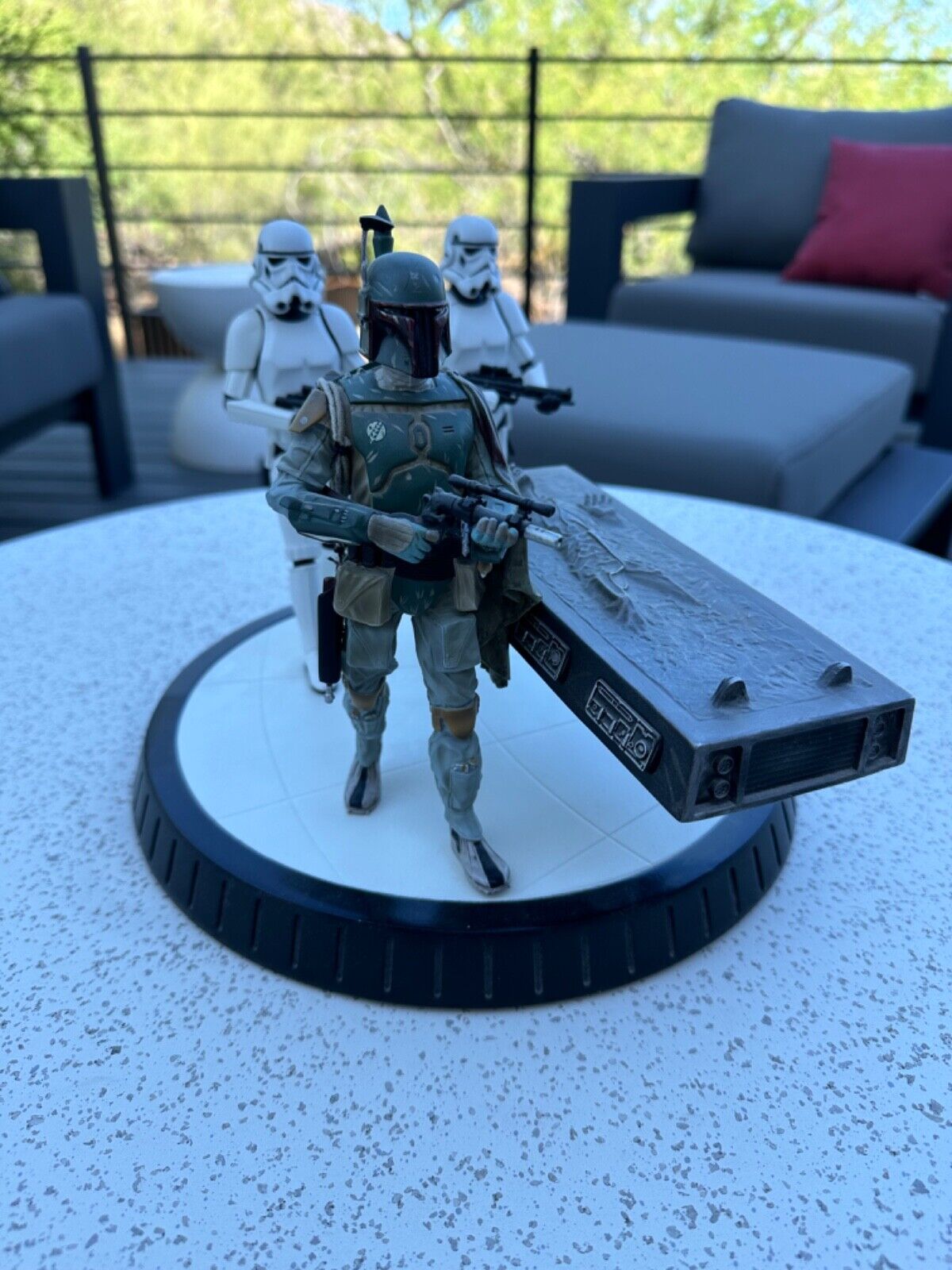 Gentle Giant Star Wars Boba Fett with Han Solo in Carbonite Limited Edition