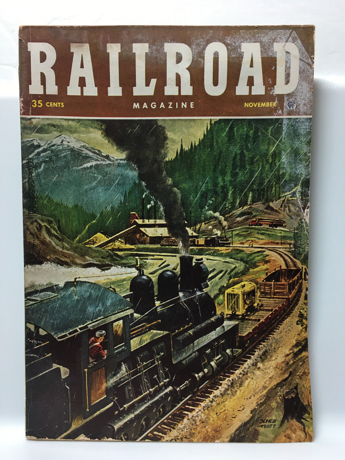 Railroad Magazine November 1950 - Vintage