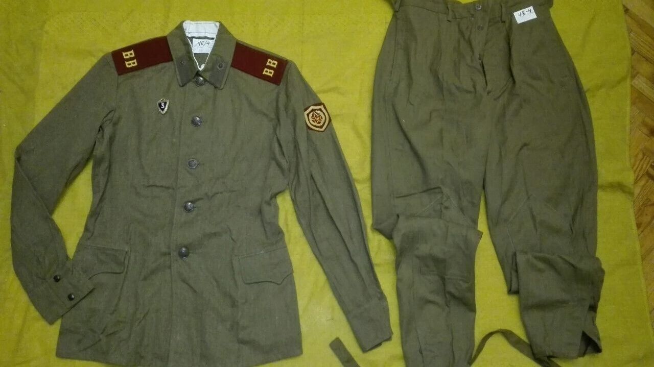 Soviet USSR Everyday summer Soldier Uniform of Internal troops . 46-4.
