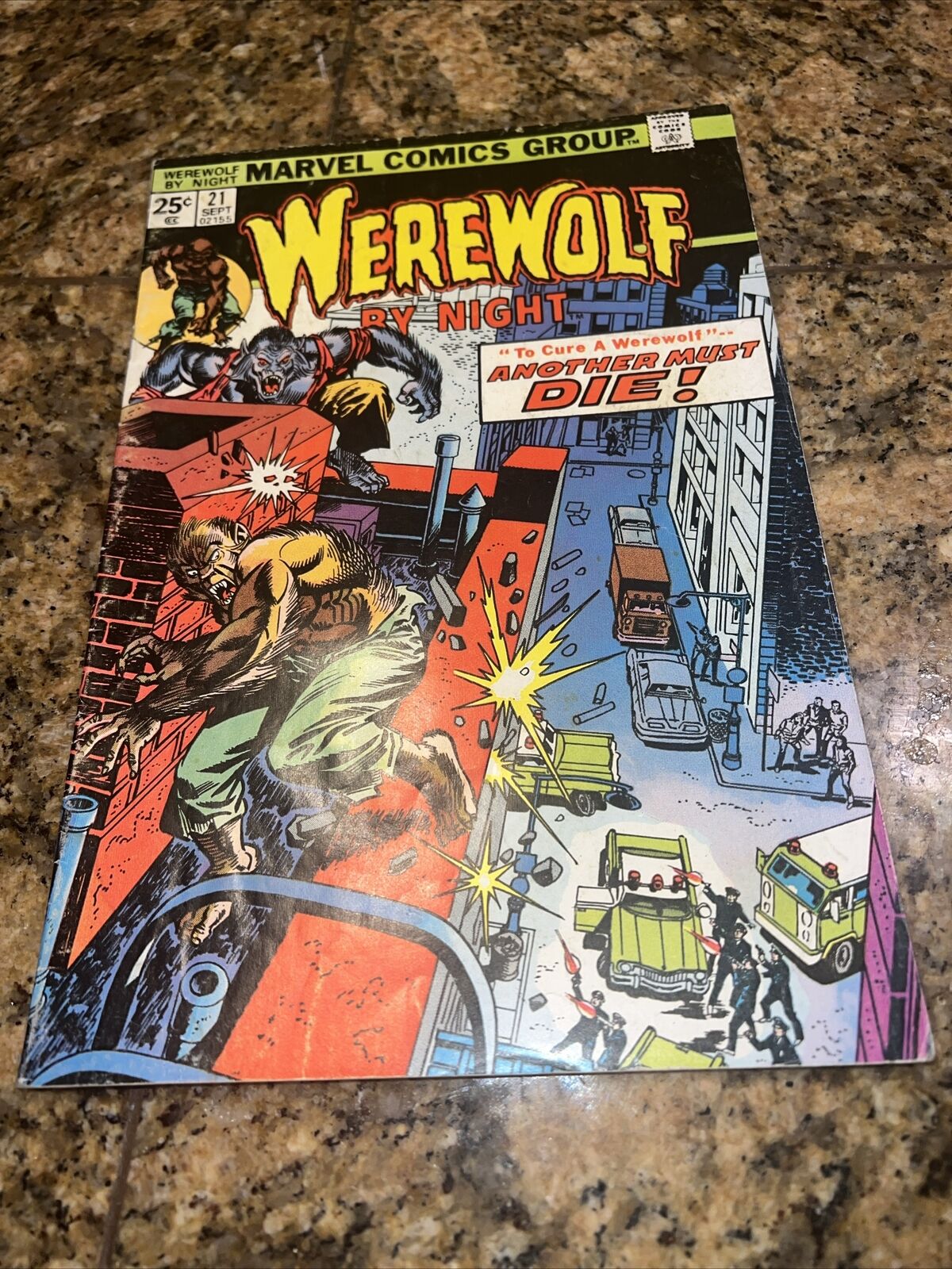 1974 Marvel Comics Werewolf 21