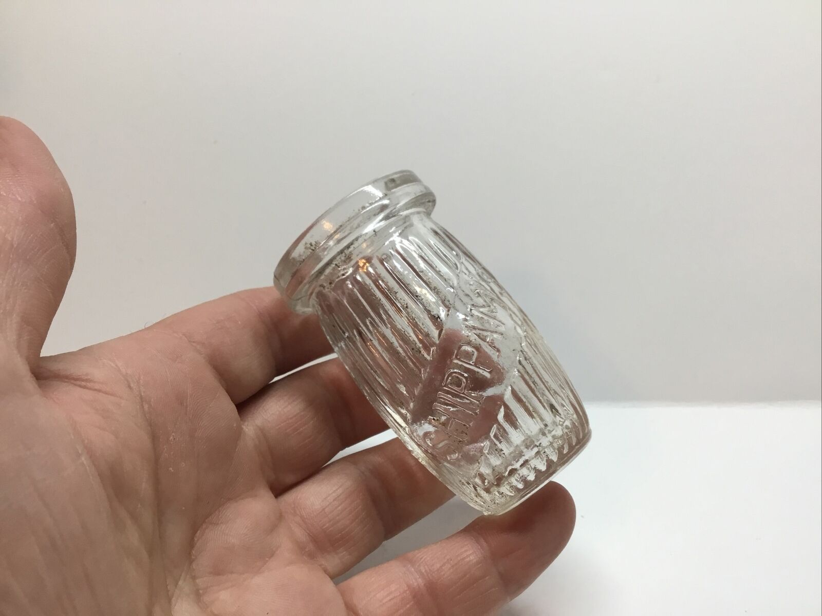 Small Antique Harris Calne Preserves Jar.