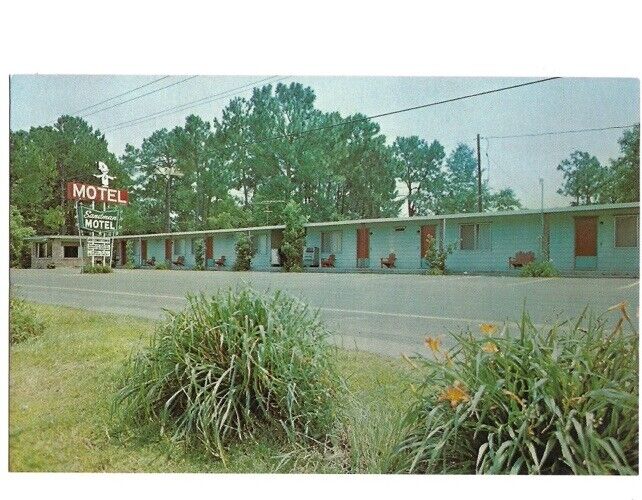 c1960 Sandman Motel Gautier Mississippi MS Sign Postcard