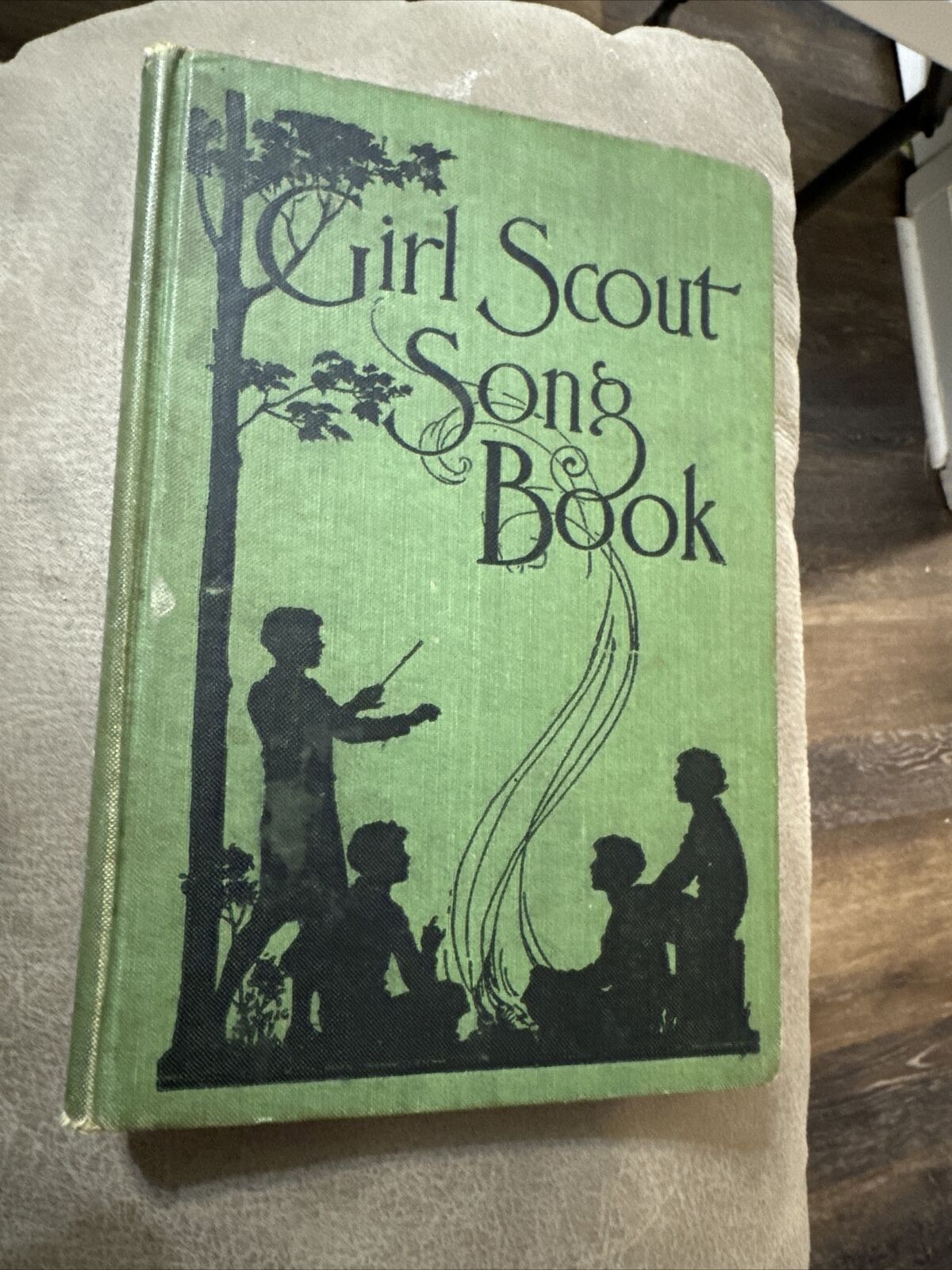 Rare VTG Antique Girl Scout Song Book - revised edition 1925-1929 hardcover