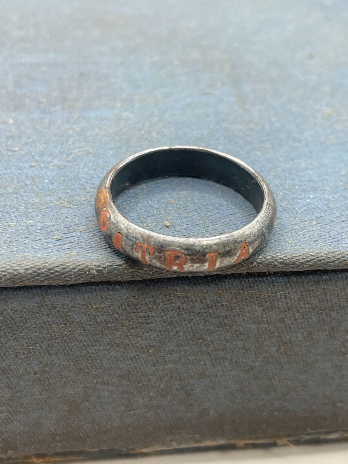 WW2. WWII. German ring of a Hungarian prisoner.Wehrmacht