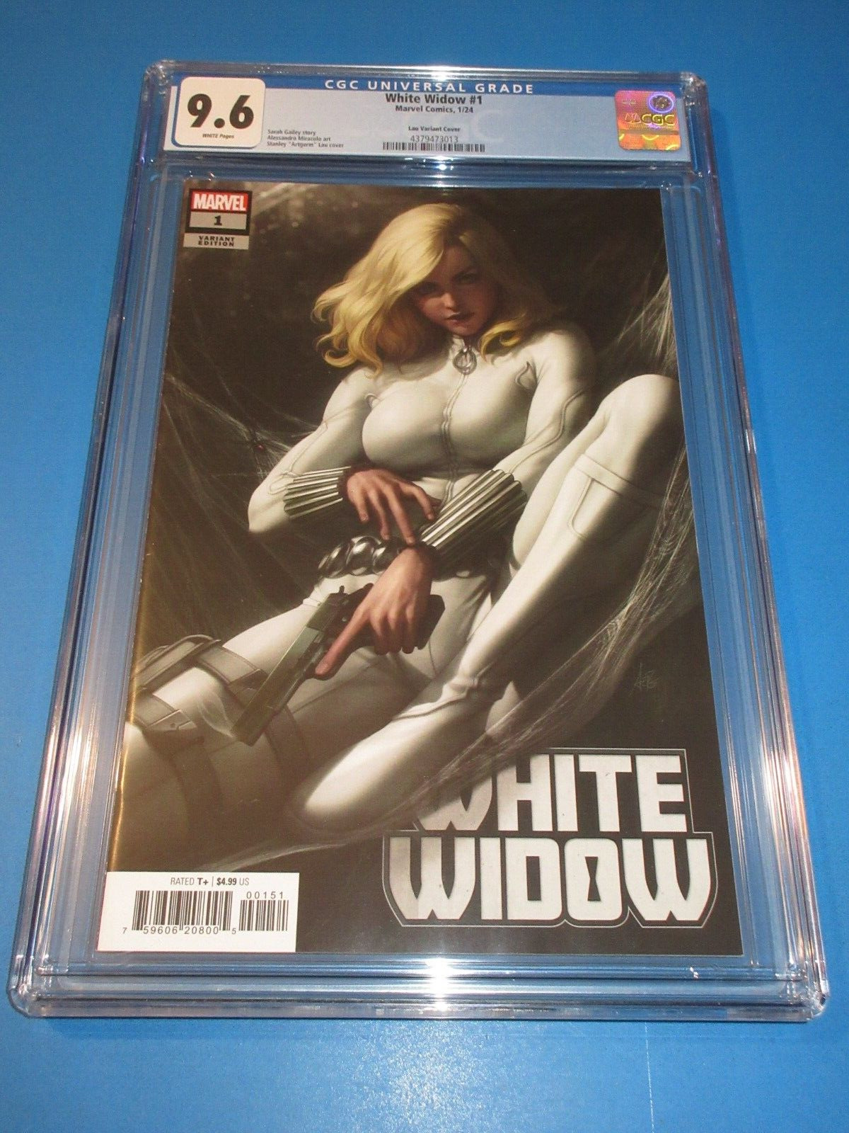 White Widow #1 Artgerm Lau Variant CGC 9.6 NM+ Gorgeous Gem Wow