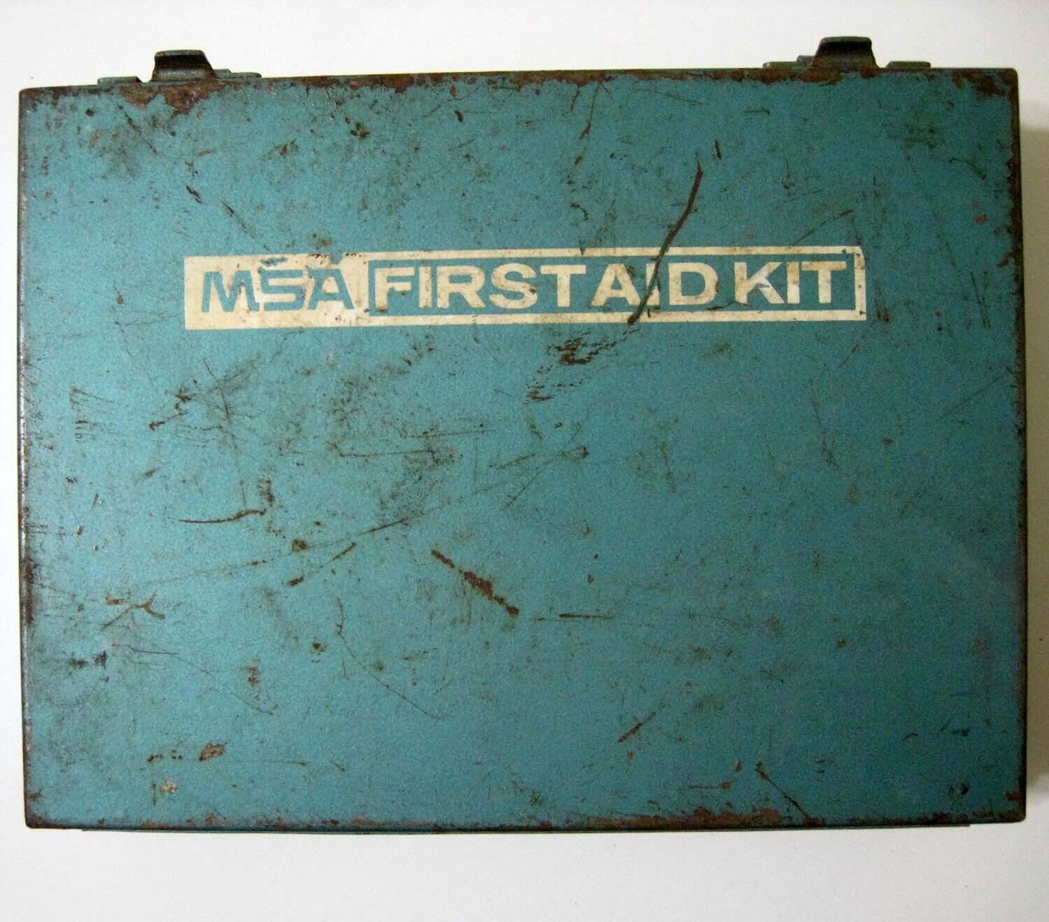 Antique MSA Mine Safety Appliance Company ® 16 UNIT FIRST AID KIT With 15 Packs