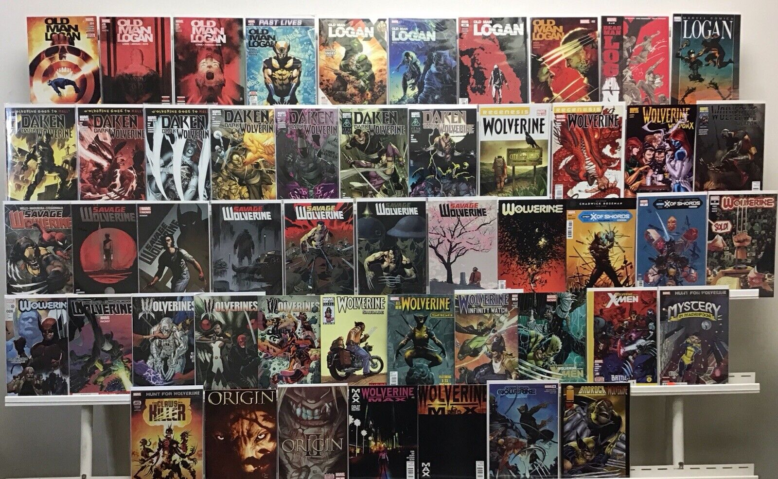 Marvel Comics Wolverine Comic Book Lot Of 50