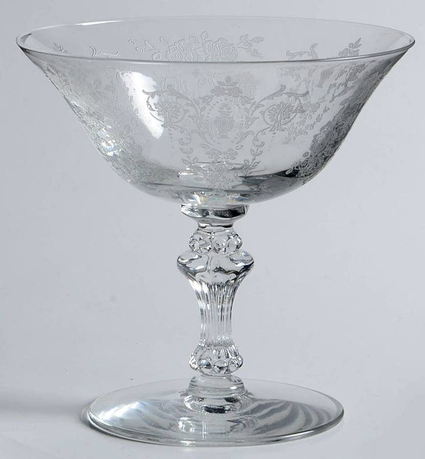 Tiffin-Franciscan Cherokee Rose Sherbet Glass 715354
