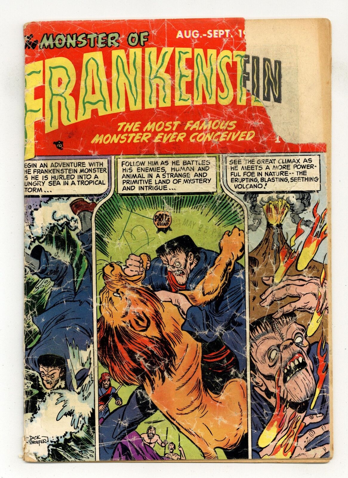 Frankenstein Comics #32 FR 1.0 1954