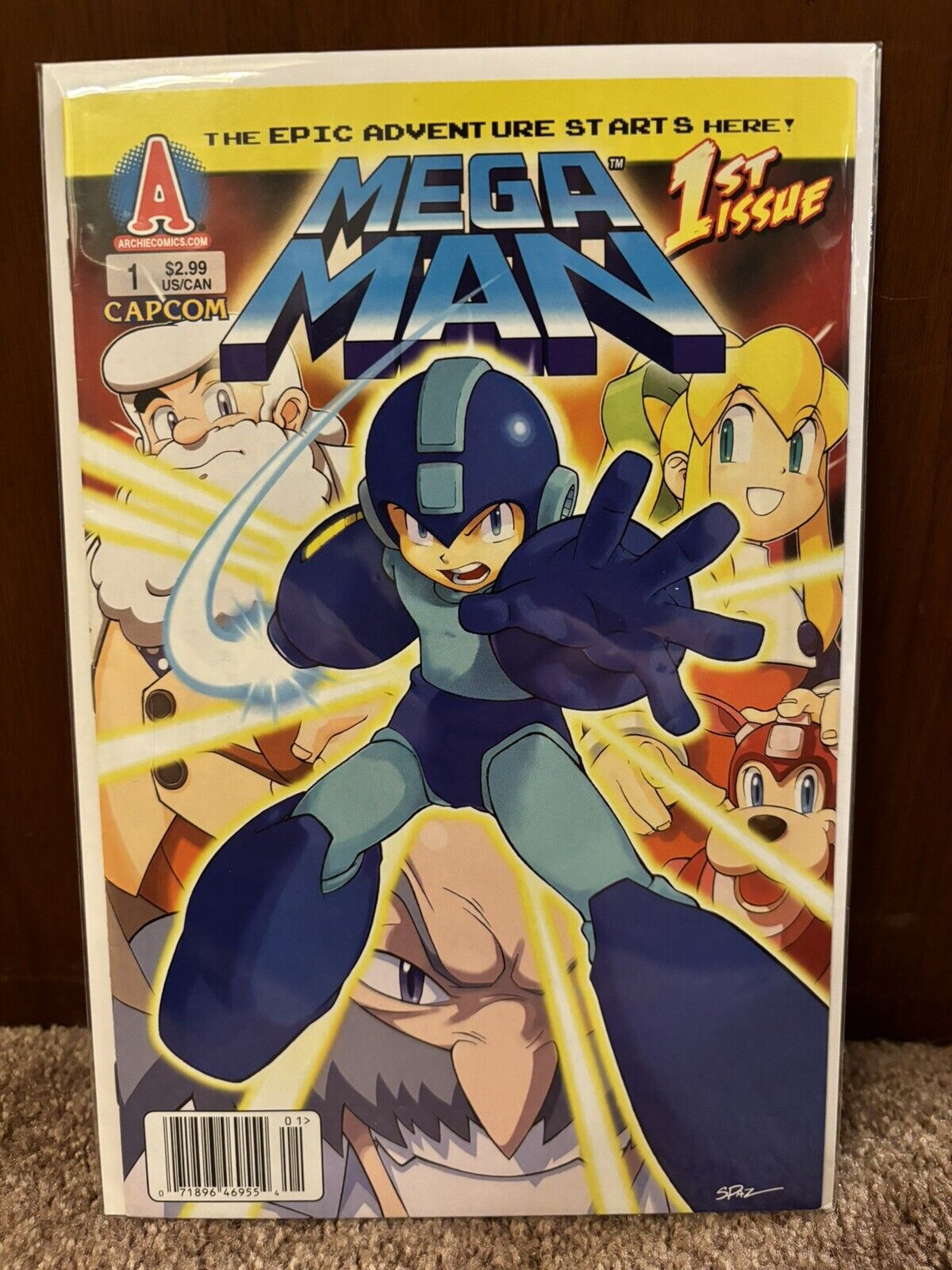 MEGA MAN #1 1ST ISSUE EPIC ADVENTURE Capcom 1st Print 2011 ARCHIE COMICS (VF)