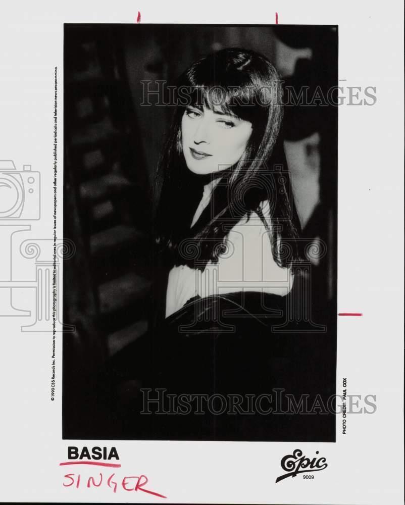 1990 Press Photo Singer Basia - hpp06542