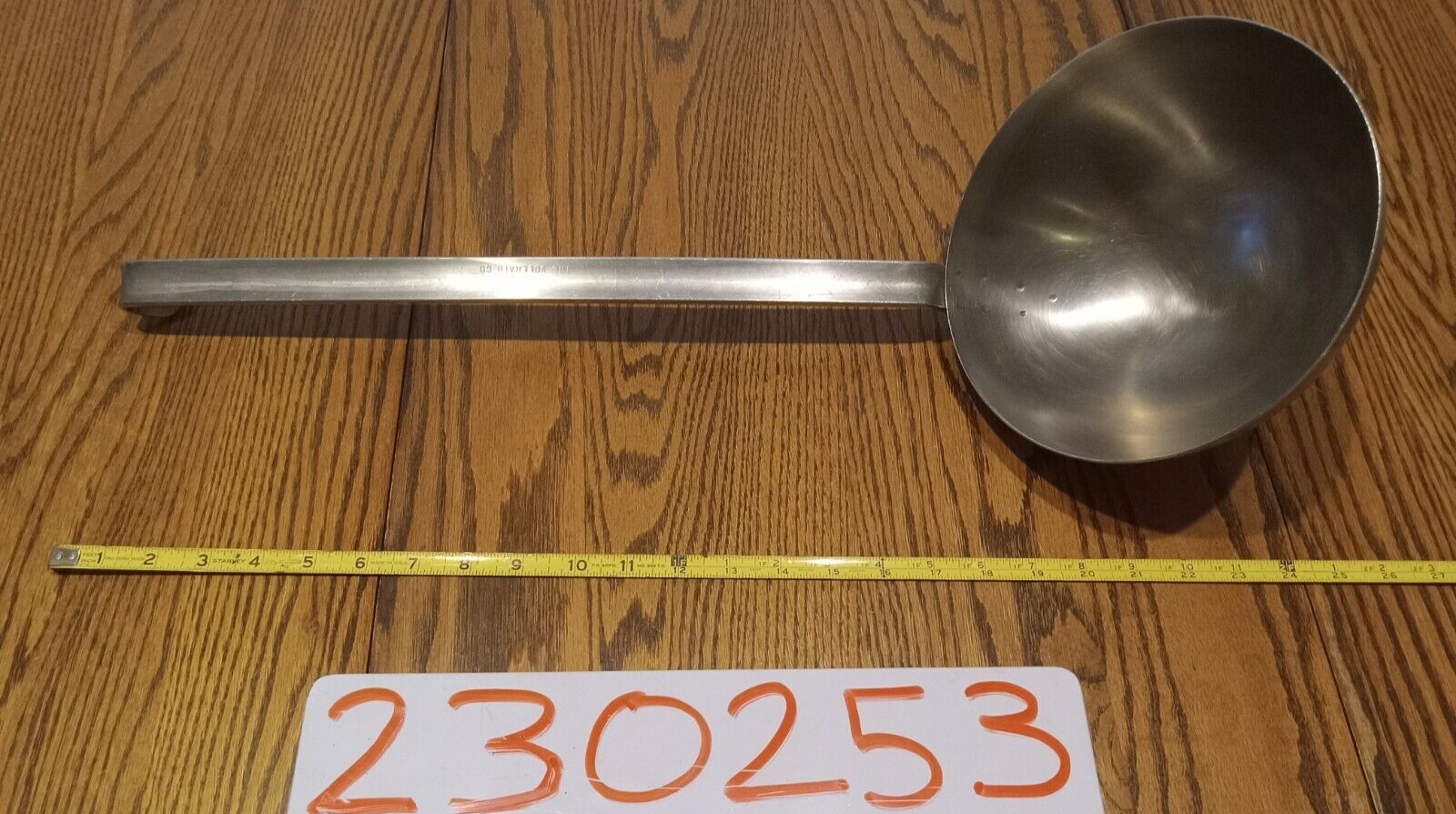 LARGE US NAVY USN Ships Galley 9 Cup LADLE field kitchen Vollrath Stainless Army