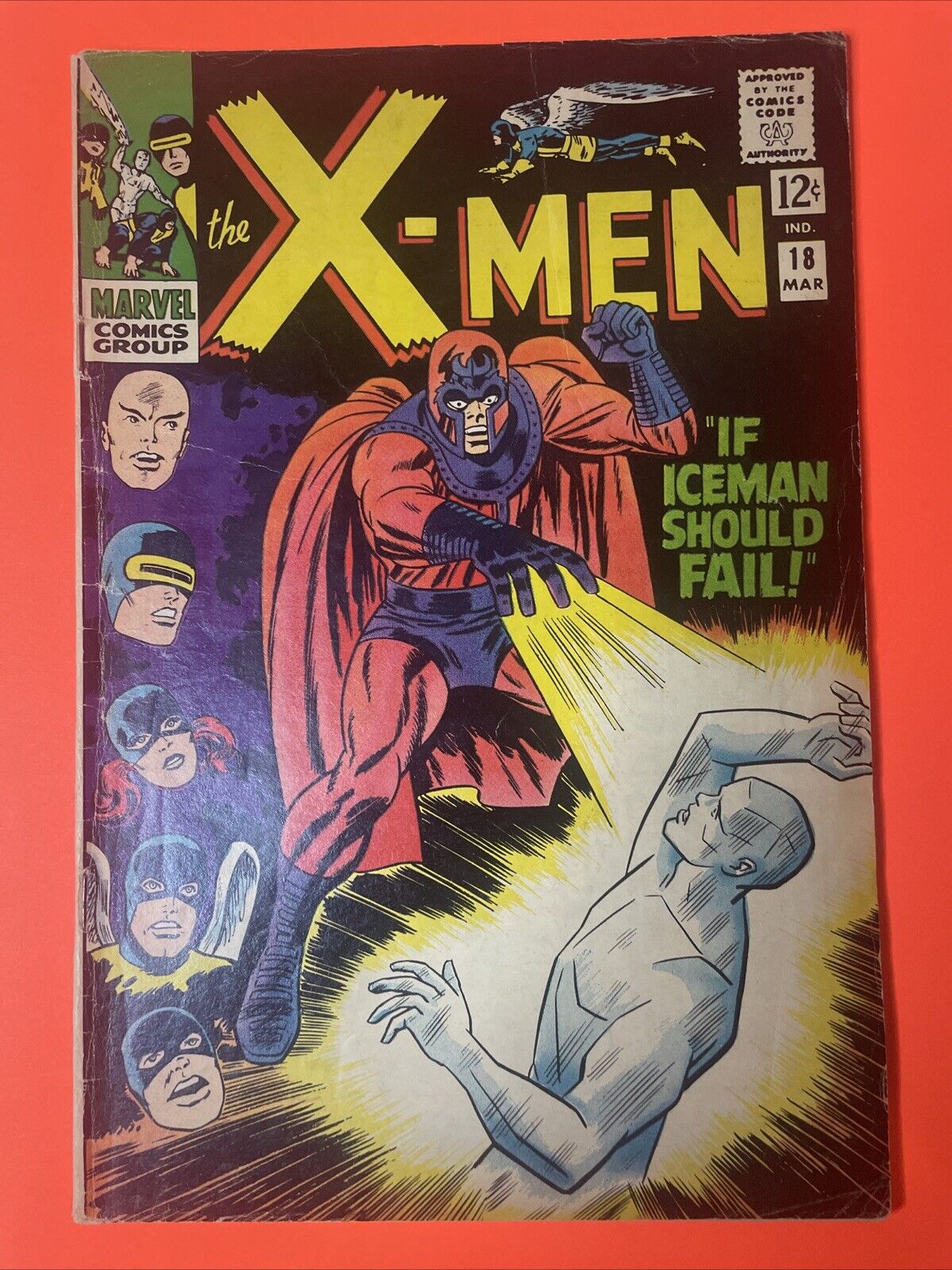 X-Men #18  1966 Stan Lee Great early Magneto cover Jack Kirby Cover art