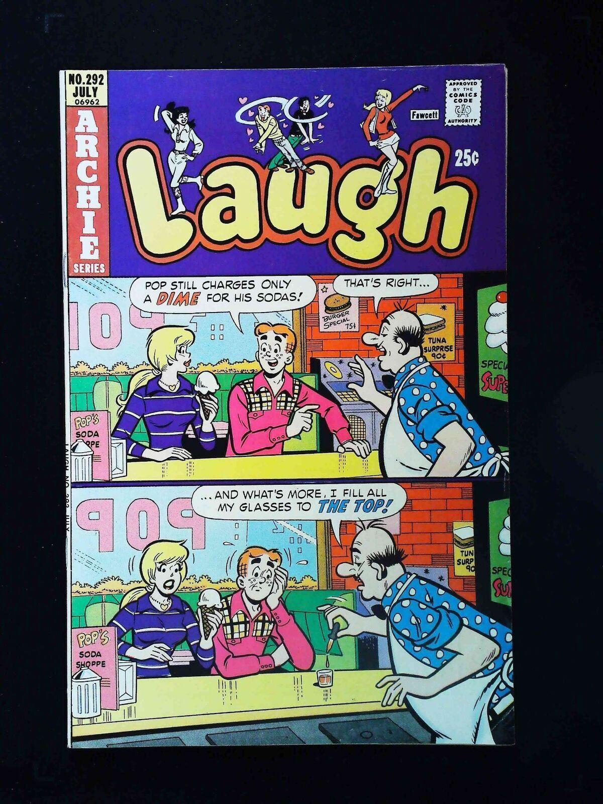 Laugh Comics #292  Archie Comics 1975 Vf-