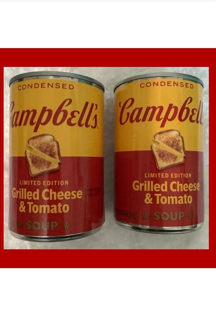 Campbells Grilled Cheese & Tomato Soup - Limited Edition -Lot of 2-Free Shipping