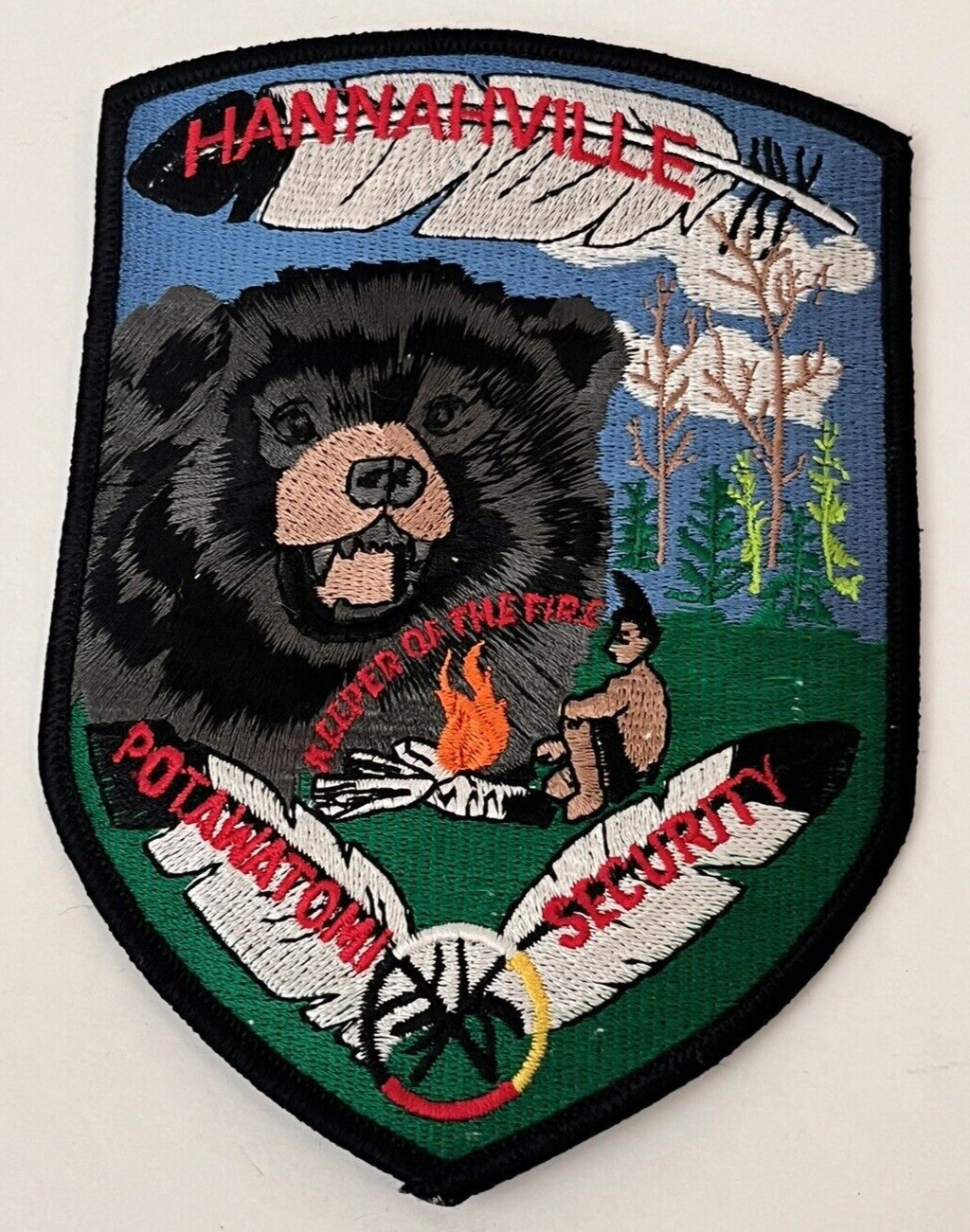Hannahville Potawatomi Security (Michigan) Tribal First Issue Shoulder Patch