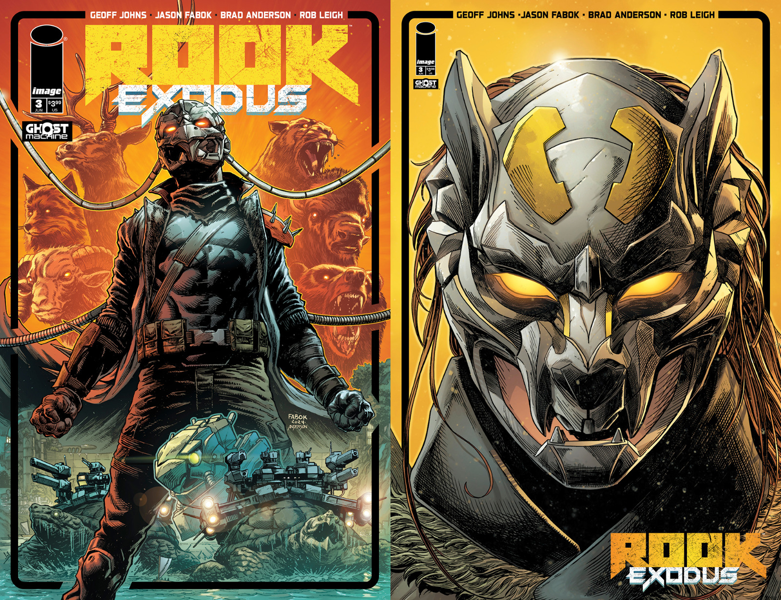 Rook: Exodus #3 Cover A B Jason Fabok Brad Anderson Variant Set PRESALE 6/26/24