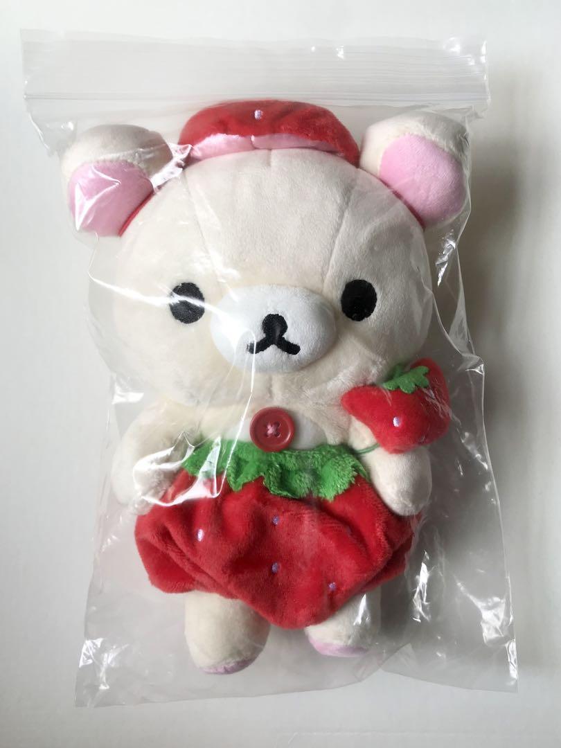 San-X Relax Closet Plush Toy With Strawberry