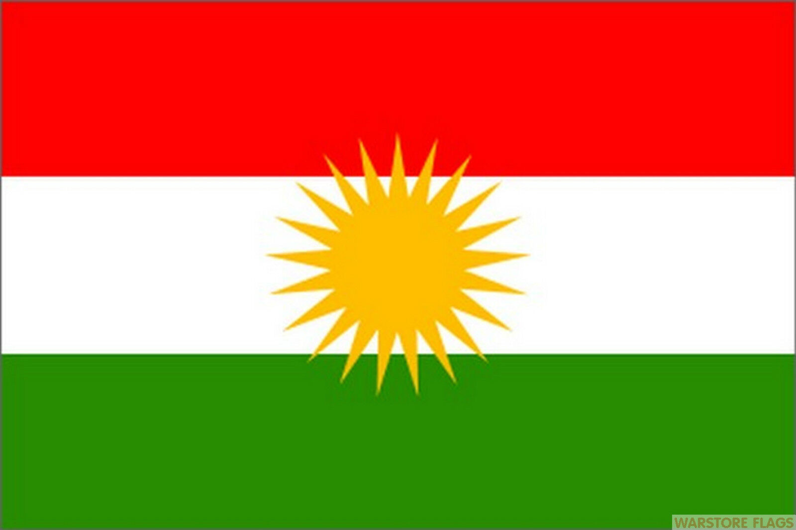 KURDISTAN FLAG Kurds Asia GIANT 8X5 FLAGS Kurdish