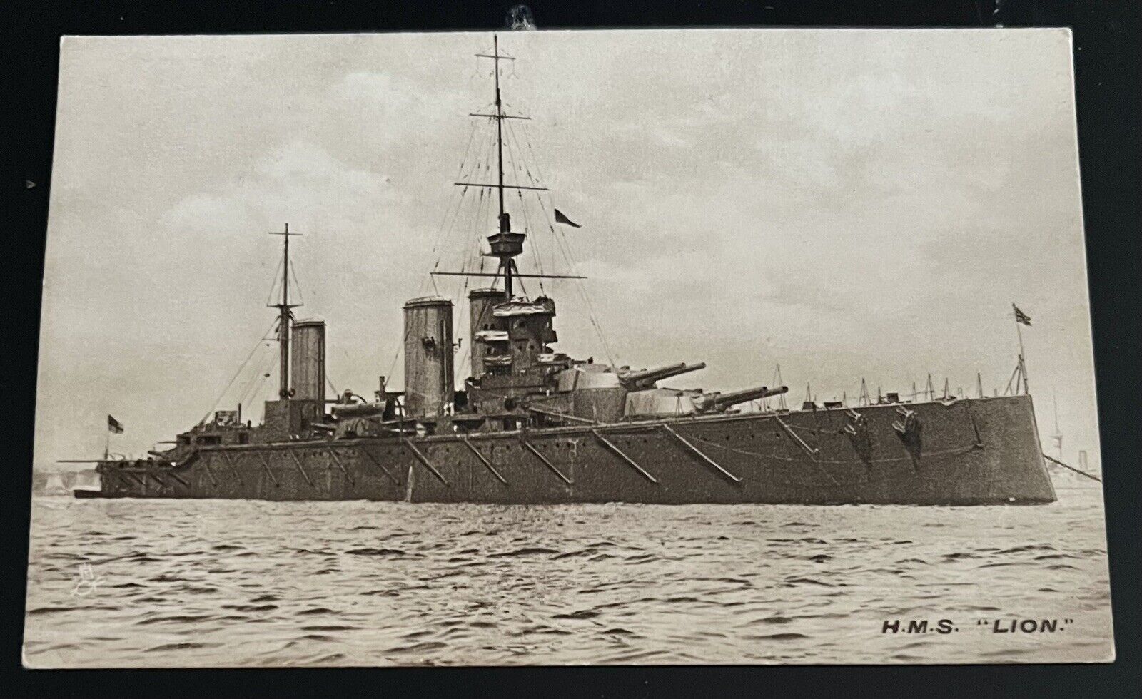 H.M.S. “ LION” British Battle Cruiser TUCK’s Postcard