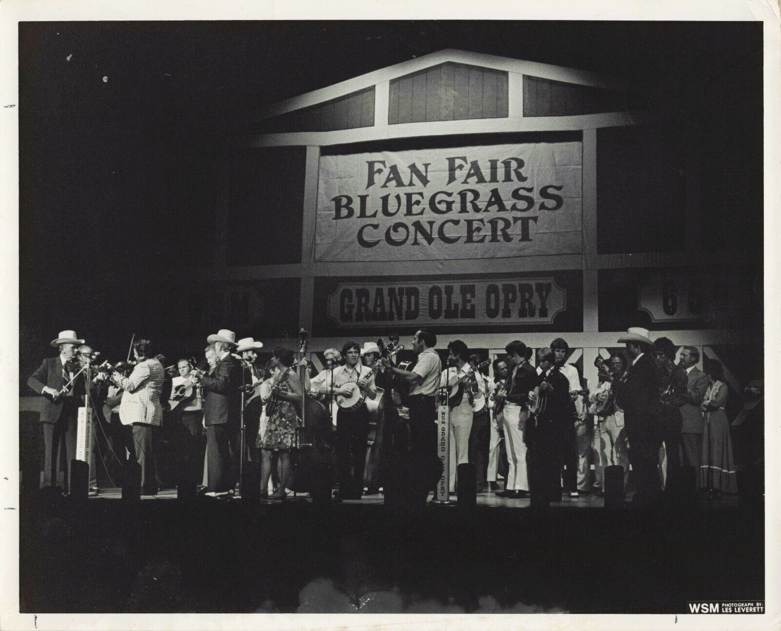 Fan Fair 1975 Bluegrass Concert Country Music  VINTAGE 8x10 Photo 3