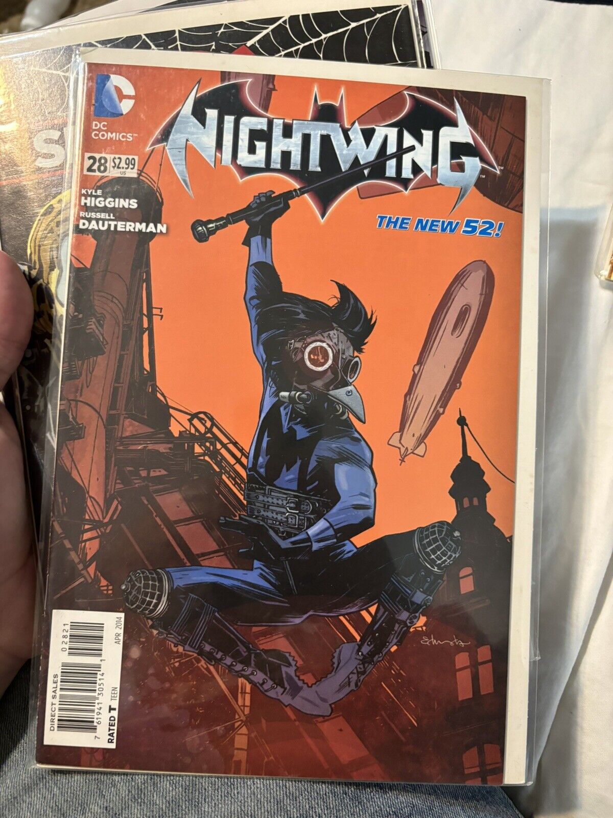 Nightwing #28 1:25 2014 Variant Retailer Incentive Steampunk Batman Comic Book
